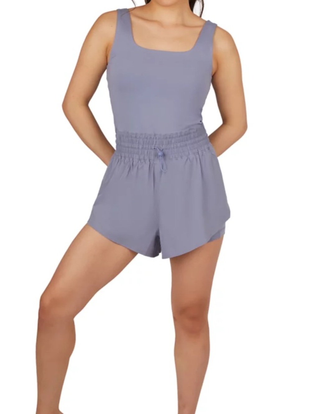 Yogalicious Lux Stevie Sleeveless Hybrid Active Romper - Picture 3 of 3